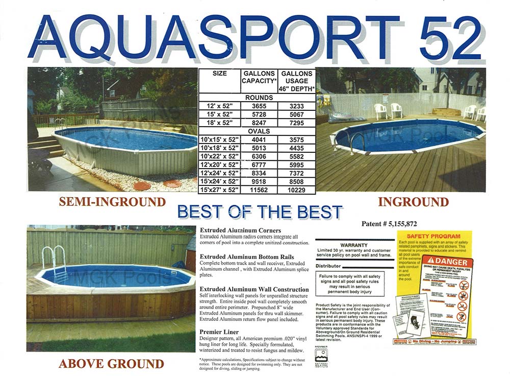 Page 2 Original Aquasport 52 Brochure pdf